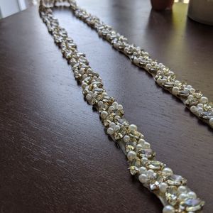 Beaded bridal belt